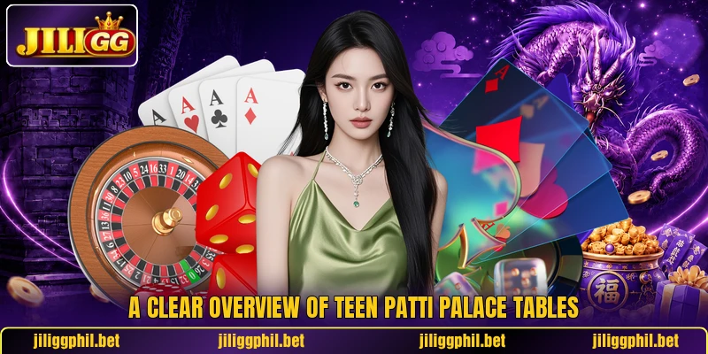A clear overview of Teen Patti Palace tables A clear overview of Teen Patti Palace tables