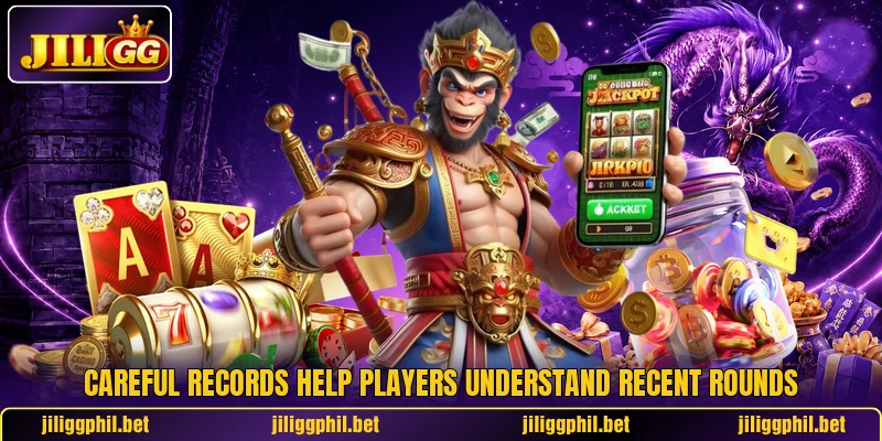 Careful records help players understand recent rounds Careful records help players understand recent rounds