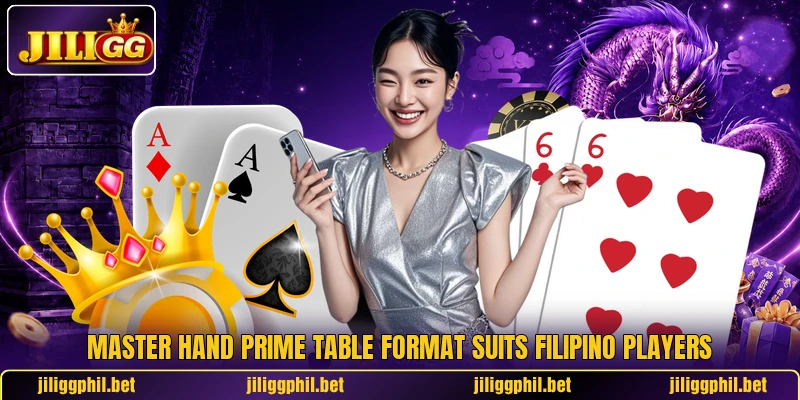 Master Hand Prime table format suits Filipino players Master Hand Prime table format suits Filipino players