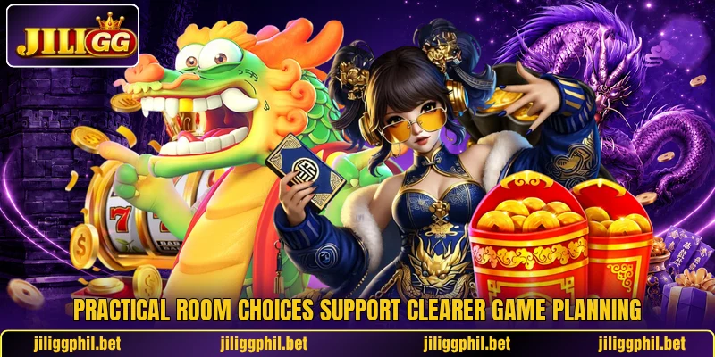 Practical room choices support clearer game planning Practical room choices support clearer game planning